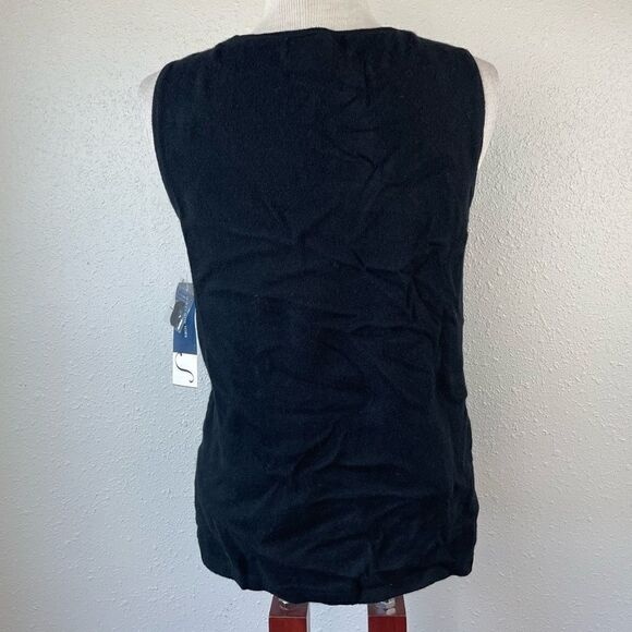 NWT Jones New York Wool Blend Sleeveless Sweater Size M - Picture 6 of 7